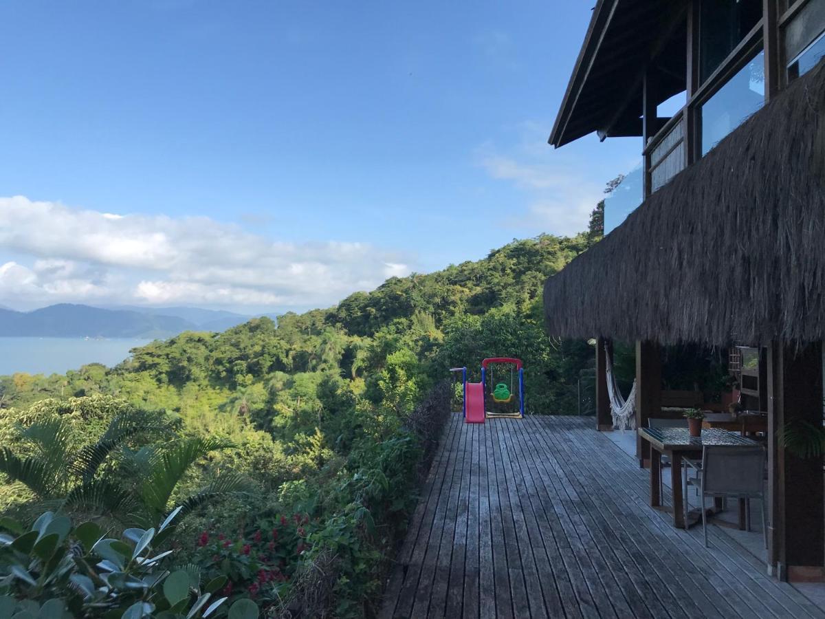 Casa Na Praia Com Vista Para O Mar Paraty Bagian luar foto