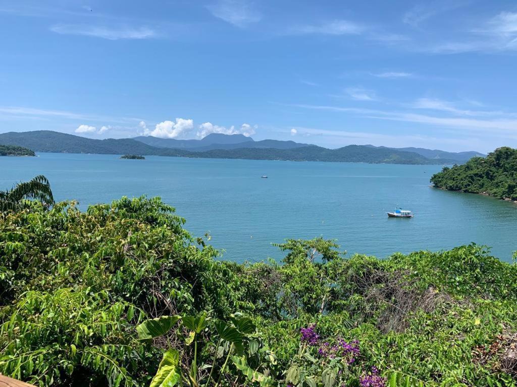 Casa Na Praia Com Vista Para O Mar Paraty Bagian luar foto