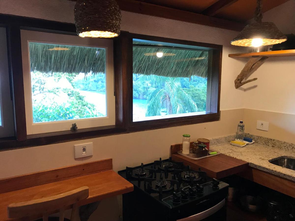 Casa Na Praia Com Vista Para O Mar Paraty Bagian luar foto