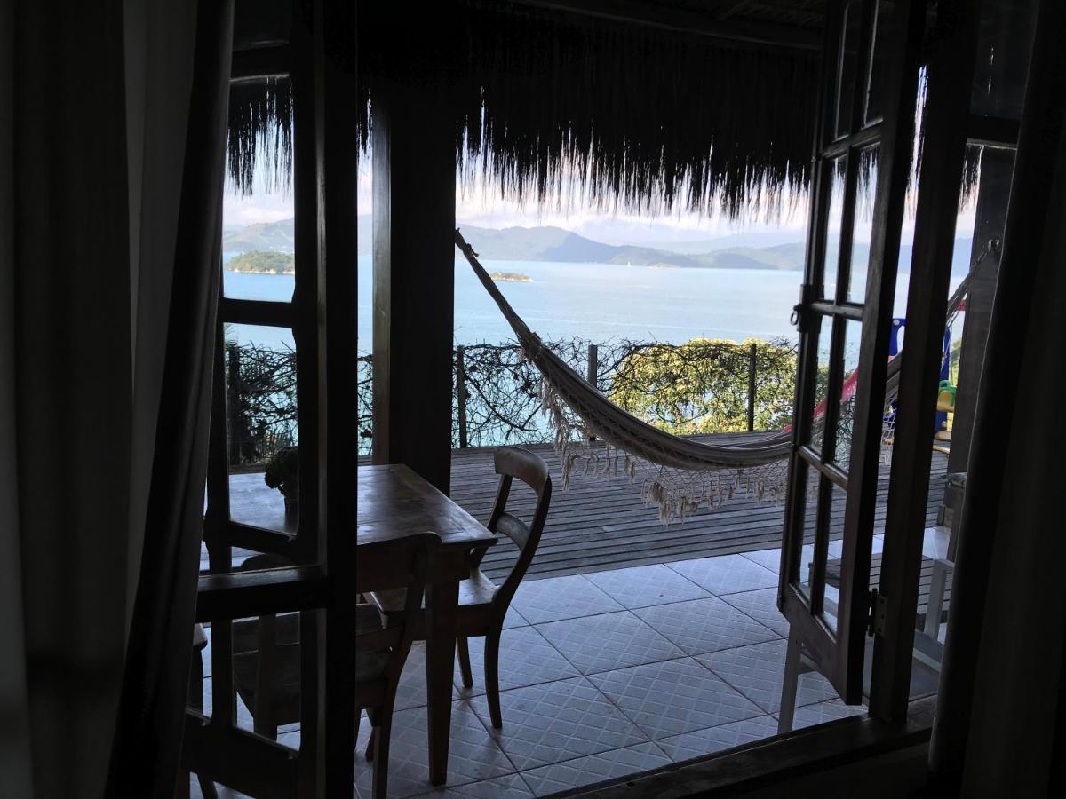Casa Na Praia Com Vista Para O Mar Paraty Bagian luar foto